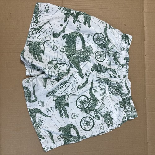 Lacoste X Netflix Stranger Things Graphic Swim Shorts Trunks Bathing Suite Sz M - Picture 9 of 13