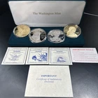 2000 Washington Mint Set Total Of 16 Troy oz Giant Quarter Pound 999 Fine Silver