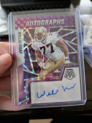 2022 Panini Mosaic Autographs  Willie Roaf /49 #AM-WR NO Saints Hall Of Fame ~