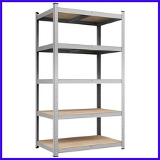 Storage Shelves, 5 Tier Heavy Duty Adjustable Metal Shelving Unit, Industrial...