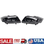 2PCS Front LED Headlight Assembly For BMW Series E90 E91 2005-2008 Head Lamps