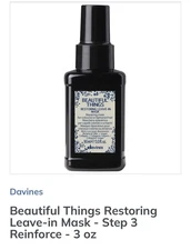 DAVINES BEAUTIFUL THINGS RESTORING LEAVE IN MASK 3 Oz Bottle