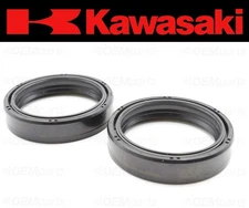 Set of (2) Kawasaki Front Fork Oil Seal (See Fitment Chart) #92049-0064