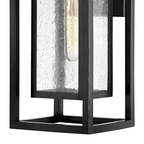 Hinkley Republic 16" Rectangular Marine Grade Black Outdoor Wall Light - Picture 6 of 7