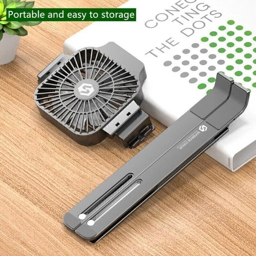 Practical Aluminum Laptop Computer Stand with Cooling Fan for 11-17inch Laptop
