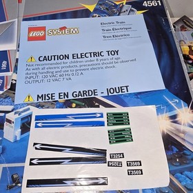 Lego System 4561 Railway Express Train 9v Incomplete 5 Mini Figs