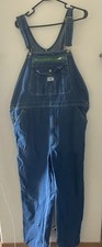 Liberty Bib Overalls Mens Size 40x32 Blue Cotton Denim Workwear Carpenter Farm