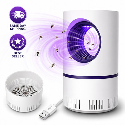 Electric Mosquito Killer Lamp USB LED Bug Zapper Fly Trap Indoor Pest Control