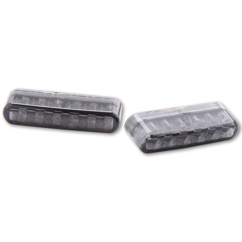 Intermittent LED HIGHSIDER Smart Shorty-Cristal Ahumado-Homologado E-Pareja
