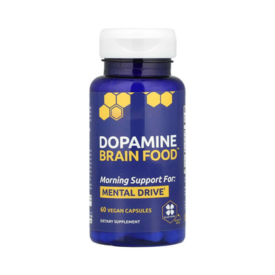 Dopamine Brain Food - Capsules Daily Mental Drive Support - 60 Caps