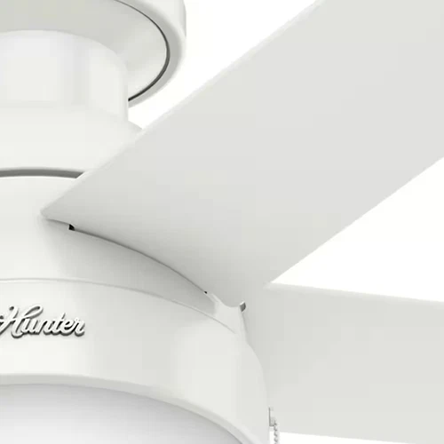 Anslee 46 In. Indoor Low Profile Fresh White Ceiling Fan - Picture 7 of 12