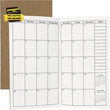 Travelers Notebook Inserts Jan 2026 - Dec 2027, Travelers Notebook Calendar for