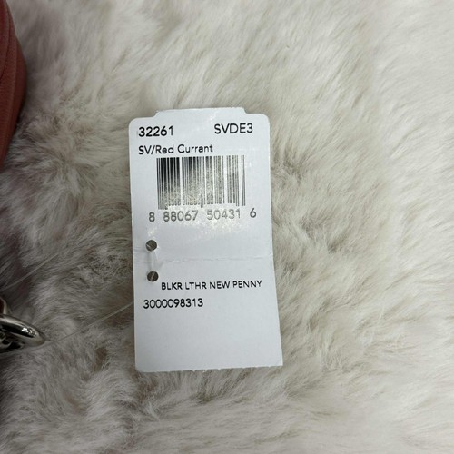 Coach Bleecker Penny Umhängetasche rot Leder Drehverschluss neu mit Etikett (einige Abnutzungsspuren) - Bild 14 von 16