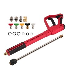High Pressure Washer Gun Kit 36" Lance 5 Spray Tips Quick Connect Accessories