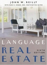 THE LANGUAGE OF REAL ESTATE By John Reilly & Marie S. Spodek Excellent Condition