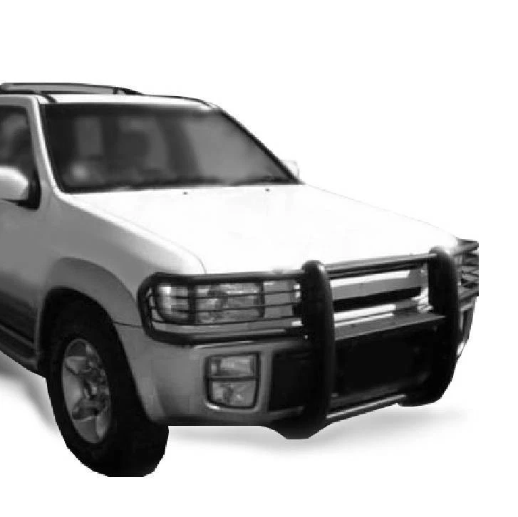 Protector de rejilla modular Black Horse ajuste negro 1997-2003 Infiniti QX4 Foto 3 de 4