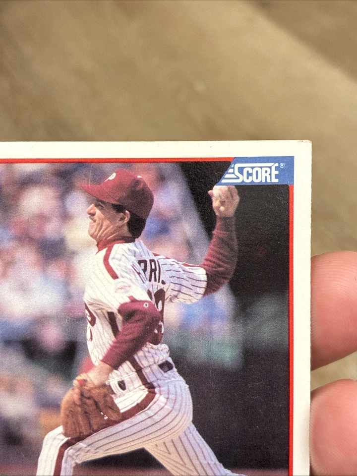 1989 Score Greg Harris Baseball Card #476 Phillies Pitcher VG O/C - Image 3 of 4