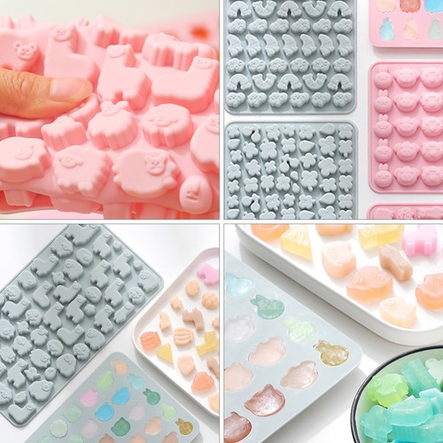 2Pcs Chocolate Baking Molds Silicone Mold Animal-Shape Candy Silicone Mold - Picture 12 of 12