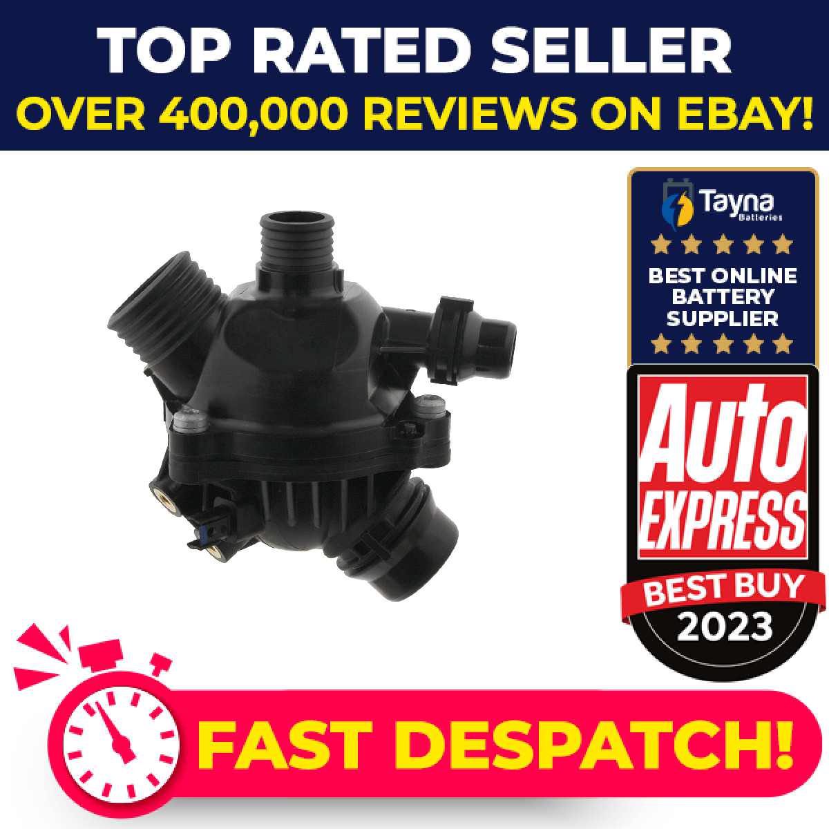 Coolant Thermostat 30265 Febi 11537536655 11537544788 11537549476 Quality New