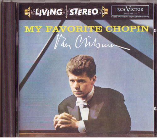 VAN CLIBURN: MY FAVORITE CHOPIN RCA Living Stereo CD Etude Ballade Schzero Waltz - Foto 1 di 1