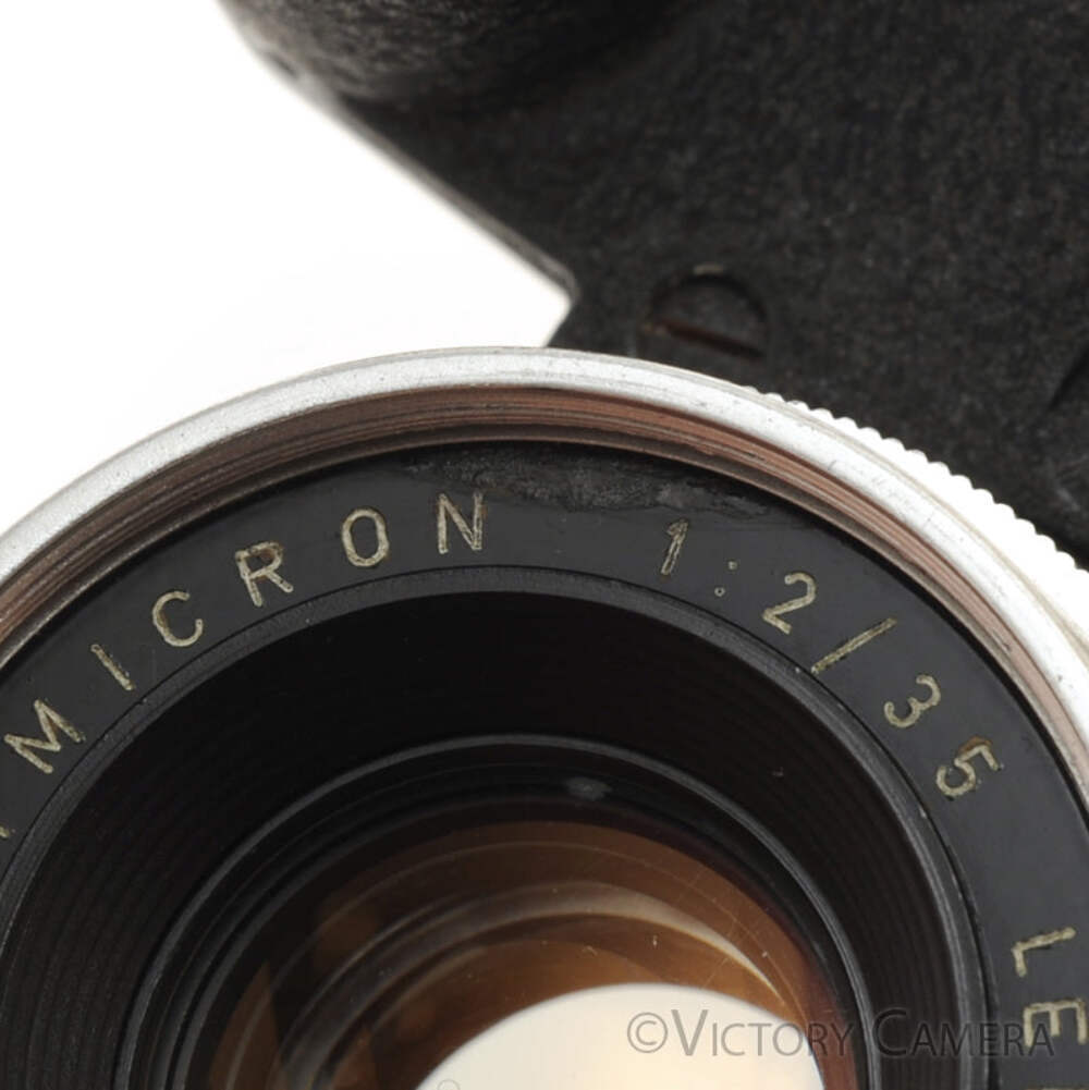 Leica Summicron 35mm f2 V1 8 Element w/ Goggles -Mark on Rear