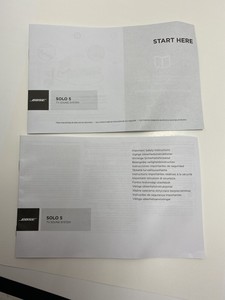 bose solo 5 owners manual