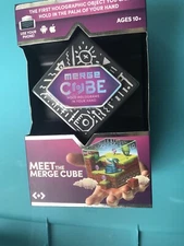MERGE CUBE HOLOGRAPHIC GAME FOR AGES 10+ CAN BE USED WITH MOBILE PHONE FUN GAME