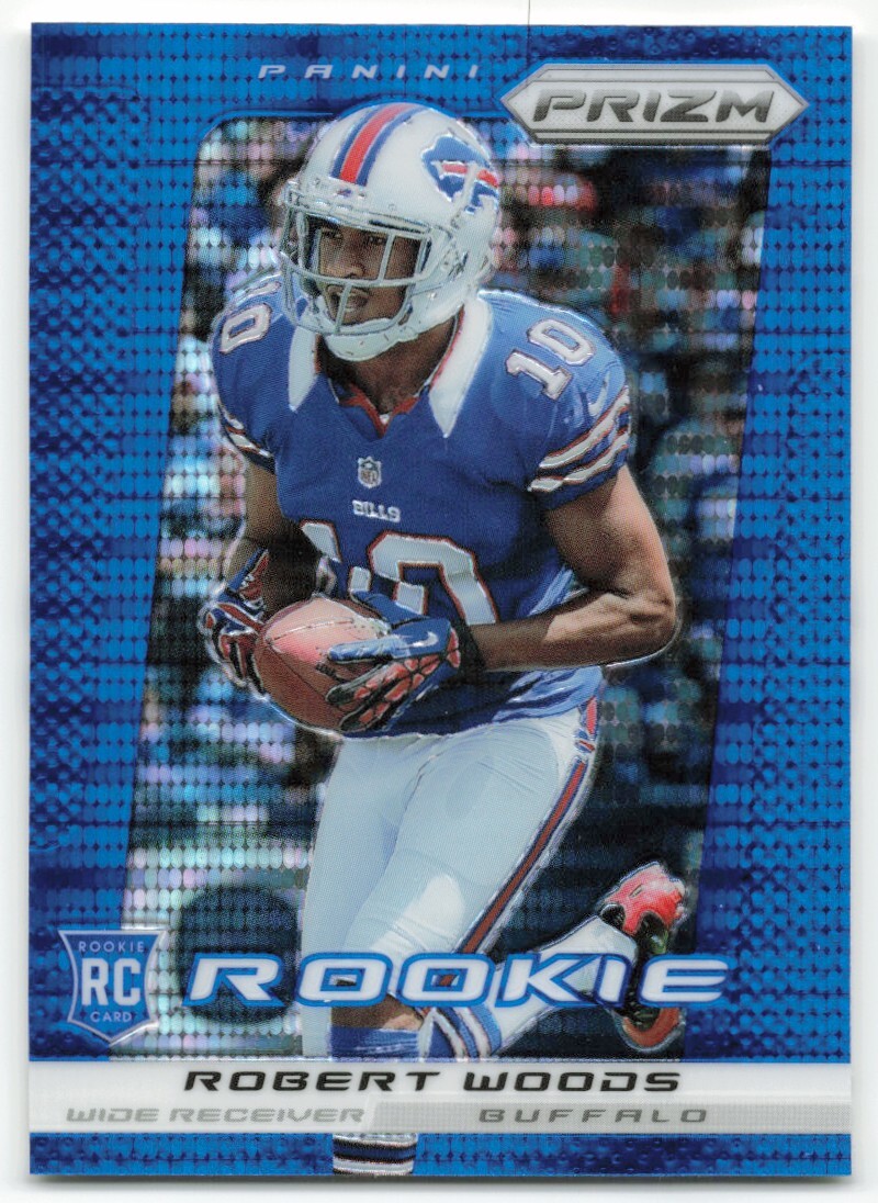2013 PANINI PRIZM BLUE PULSAR ROBERT WOODS ROOKIE TENNESSEE TITANS #279
