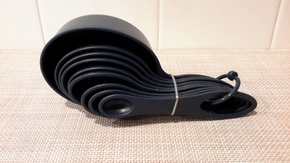 Mainstays 9 Pc Measuring Cups & Spoons OVAL Blue Cove Kitchen Baking Tools NEW - Image 2 of 4