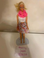 Vintage 1987 Mattel Island Fun Barbie 4061, Redressed, Original Scarf