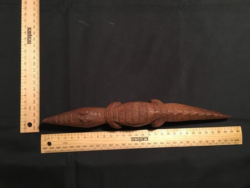 Wood Crafted Crocodile Decor / Message Holder (WC18-09) - Picture 8 of 12