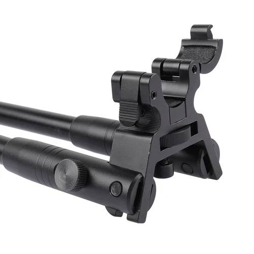 6/10" Adjustable Rifle Bipod Tactical Aluminum Barrel Mount for Picatinny Rail - Picture 5 of 19