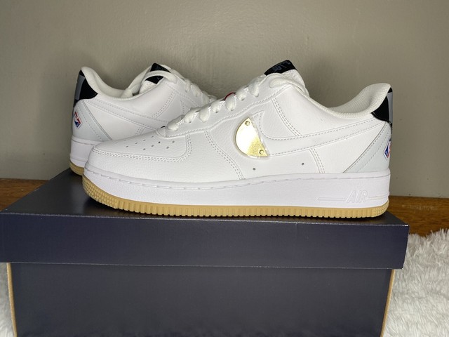 Nike Air Force 1 Low 07 Lv8 X NBA White Grey Gum Ct2298-100 Men's Size 11 100 for sale online | eBay