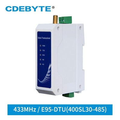 SX1268 LoRa 433MHz RS485 Half duplex 30dBm 10km Modbus Wireless DataTransmission