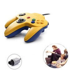Wired Controller Joystick Gamepad For Nintendo 64 N64 Video Game Console Yellow