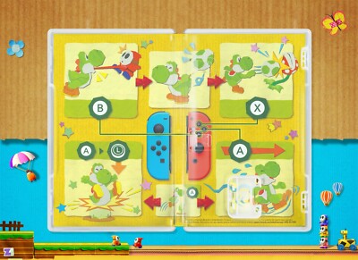 Yoshi's Crafted World Cover Art: Replacement Insert & Case