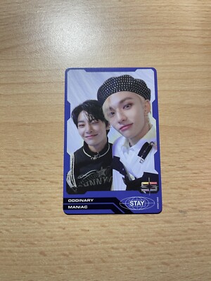 Stray Kids Oddinary Trading Unit Photocard I.N Hyunjin Photocard Blue