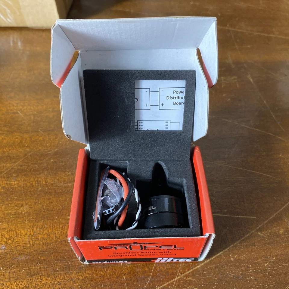 HITEC ENERGY PROPEL SYSTEMS BRUSHLESS MOTOR W/INTEGRATED SPEED CONTROL 61105 CW - Image 2 of 2