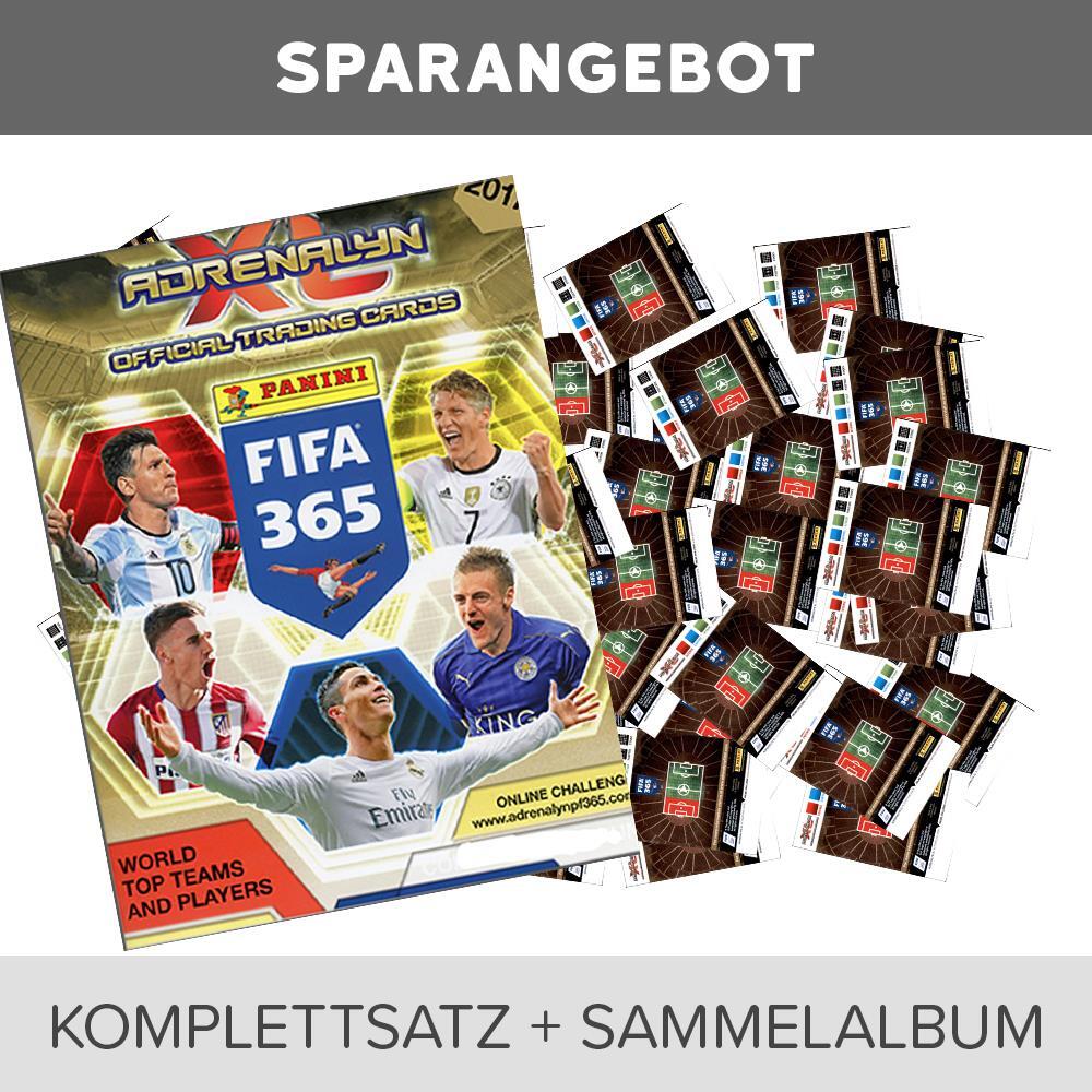 Panini FIFA 365 - 2017 Adrenalyn XL - Komplettsatz+Sammelalbum(ohne Limitierte)