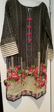 Junaid Jamshed kurta, trousers, and Dupatta