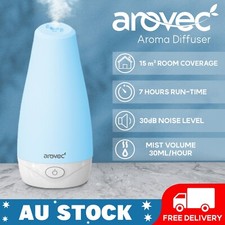 Diffuser Aromatherapy Ultrasonic Essential Oil Compact Deodorizer 100ml Arovec