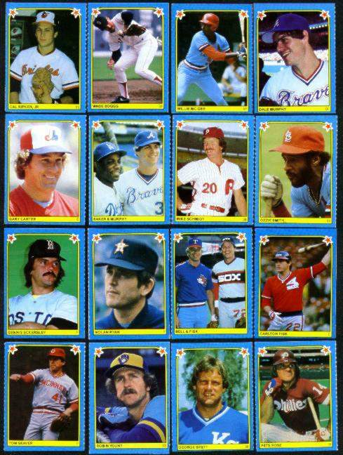 Jim Rice #66 1983 Fleer Blue sticker
