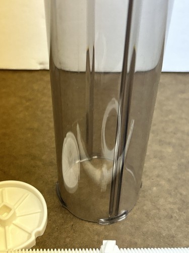 Vintage Super Shooter Cookie Press Replacement Clear Barrel Tube Disc Part Only - Picture 4 of 8