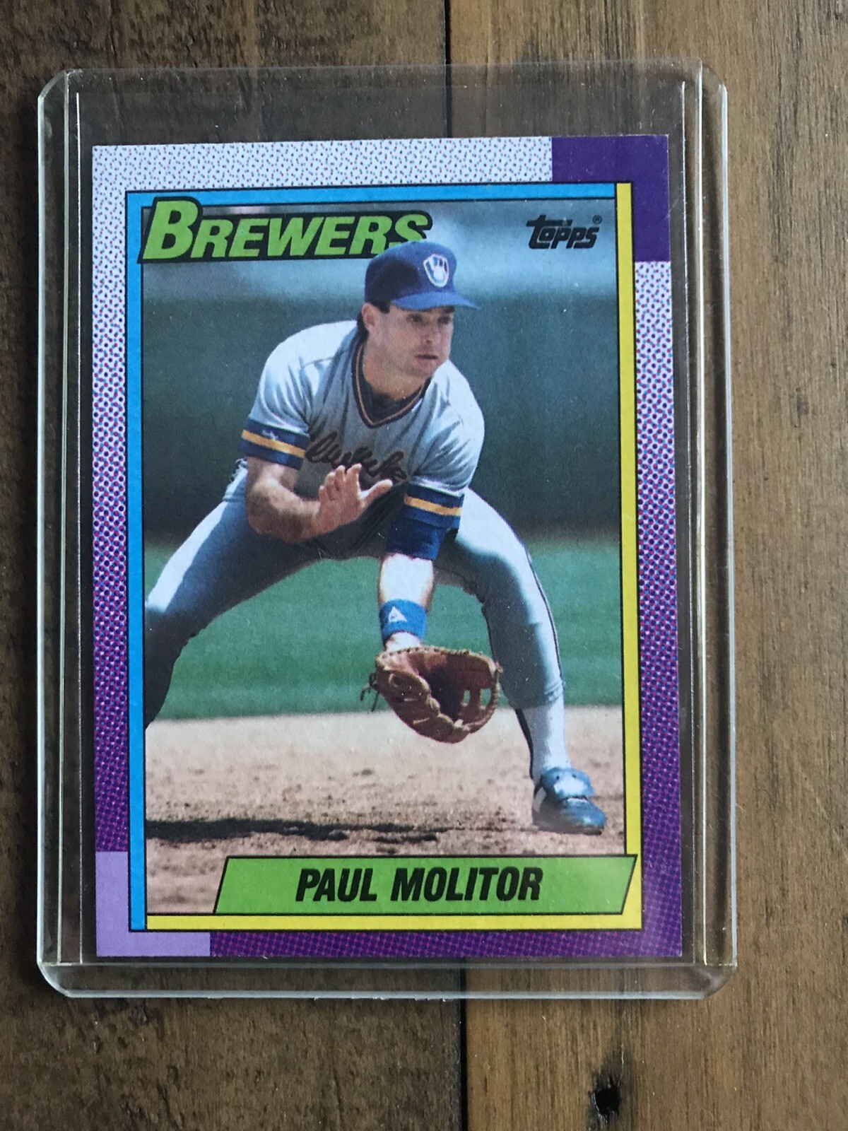 1990 Topps PAUL MOLITOR Milwaukee BREWERS LEGEND Card 360 Baseball HOF