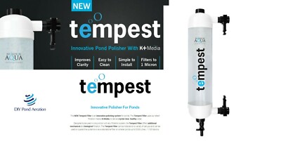 Evolution Aqua Tempest Innovative Pond Polishing Filter w/ K+ Media TEMPFIL01