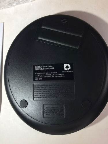 Deluxe Products CD Player Portable with 60 Second Anti Skip Stereo NO earbuds - Picture 19 of 24