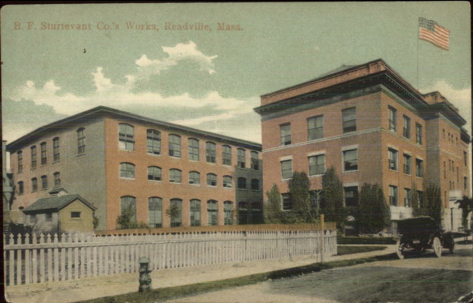 Readville MA RF Sturtevant Co Offices Factory c1910 Postcard 2 eBay