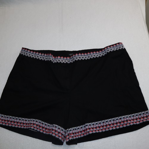 LOFT Shorts Womens Size 26 Plus Black 