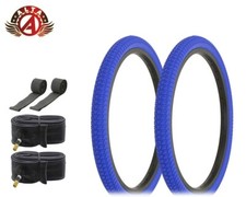 Alta Performance BMX BICYCLE Infection FREESTYLE TIRE 20" x 1.75" BLUE 6PC SET.