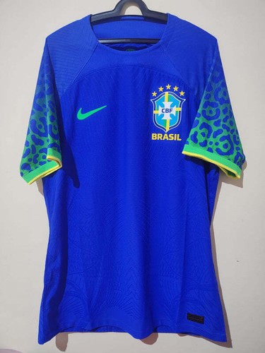 Brazil national team 2022 match issued shirt